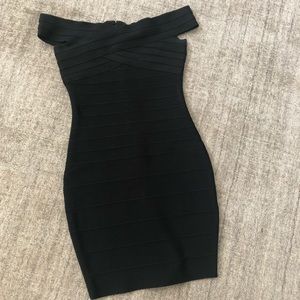 Fitted Black Dress by katiejnyc couture, Size L